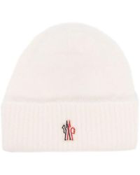 3 MONCLER GRENOBLE - Logo-patch Knitted Beanie - Lyst