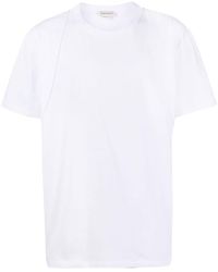 Alexander McQueen - Crew-neck Cotton T-shirt - Lyst