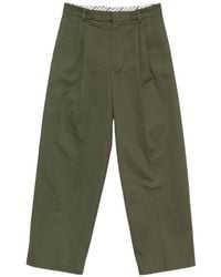 Amaranto - Pleated Wide-Leg Trousers - Lyst