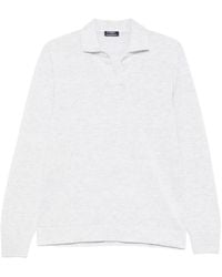 Arte' - Notched Collar Sweater - Lyst