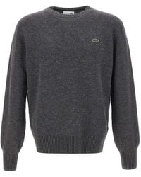 Lacoste - Pull À Logo Brodé - Lyst