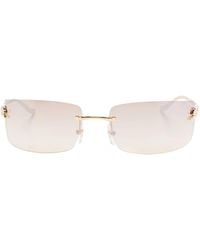 Cartier - パンテール ドゥ カルティエ サングラス - Lyst