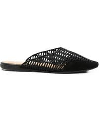 Patrizia Pepe - Raffia Woven Mules - Lyst
