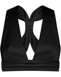 Violante Nessi - Adele Bow Button Top - Lyst