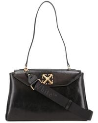 Off-White c/o Virgil Abloh - Jitney Logo-Plaque Shoulder Bag - Lyst