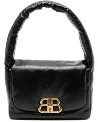 Balenciaga - Monaco Small Leather Shoulder Bag - Lyst