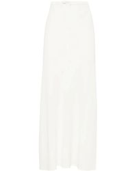 Brunello Cucinelli - Crepe Cady Maxi Skirt - Lyst