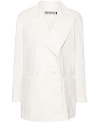 Issey Miyake - Double-Breasted Jacket - Lyst