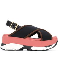 Marni Sandali con fibbia - Blu