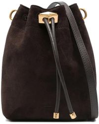 Jimmy Choo - Mini Cinch Suede Bucket Bag - Lyst