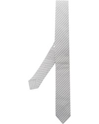 Thom Browne - Stripe Seersucker-texture Cotton Tie - Lyst