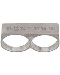 Maison Margiela Zilveren Ring - Metallic
