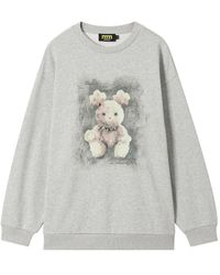 Mini Cream - Sweatshirt mit Teddy-Print - Lyst