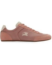 Burberry - Leather Knight Runner Sneakers - Lyst