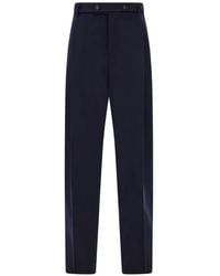 Ferragamo - Tailored Trousers With Button Detail - Lyst