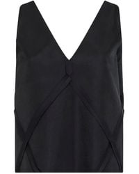 MM6 by Maison Margiela - Haut À Col V - Lyst