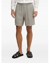 ARMANI EXCHANGE - Patterned Elasticated Shorts - Lyst