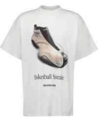 Balenciaga - Basketball Sneaker T-Shirt - Lyst