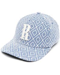Rhude - Patterned Embroidered-logo Cap - Lyst