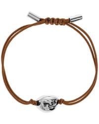 Fendi - Shell-Detail Cord Bracelet - Lyst