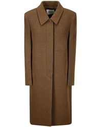 Low Classic - Single-Breasted Coat - Lyst