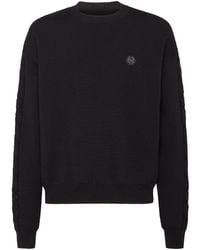 Philipp Plein - Felpa Con Applicazione - Lyst