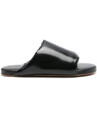 Bottega Veneta - Padded Leather Flat Sandals - Lyst