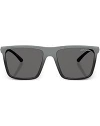 ARMANI EXCHANGE - Matte-Finish Square-Frame Sunglasses - Lyst