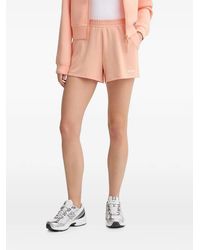 Guess - Clara Logo-Patch Monogram-Pattern Shorts - Lyst