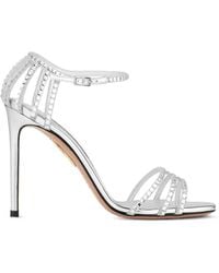Aquazzura - Sandales Sensation Crystal À Talon - Lyst