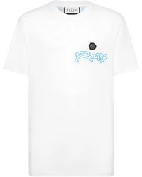 Philipp Plein - Stripes Hexagon T-Shirt - Lyst