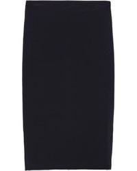 Prada - Jupe En Coton À Coupe Mi-Longue - Lyst