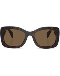 Prada - Prada Pr A08S Oversize Frame Sunglasses - Lyst
