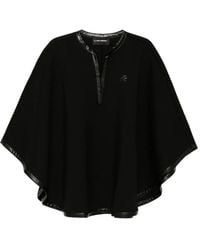 Karl Lagerfeld - Logo-Embossed Cape - Lyst