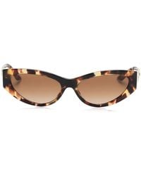 Versace - Greca Strass Cat-Eye Sunglasses - Lyst
