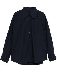 JNBY - Floral-Embroidered Shirt - Lyst