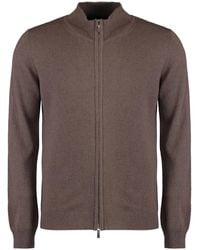 Moorer - Cardigan Urbino Con Zip - Lyst