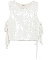 P.A.R.O.S.H. - Top Con Paillettes - Lyst