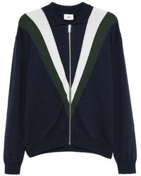Autry - V-Neck Zip-Front Cardigan - Lyst