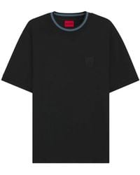 HUGO - Logo-Patch T-Shirt - Lyst