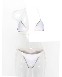 Jean Paul Gaultier - Cartouche-print Triangle Bikini - Lyst