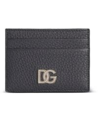 Dolce & Gabbana - Calfskin Card Holder With Logo - Lyst