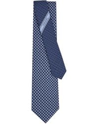 Ferragamo - Gancini Pegasus Print Silk Tie - Lyst
