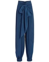 Silvia Tcherassi - Felipe Bow-Detail Trousers - Lyst
