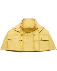 Prada - Hooded Flap-Pocket Cape - Lyst