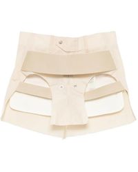 Rick Owens - Skirt With Layered Straps And Temple Cutout - Lyst