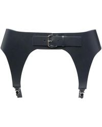 Jean Paul Gaultier - Strumpfhalter Aus Leder - Lyst