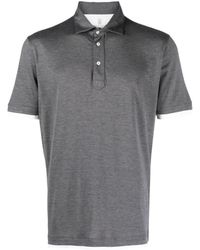 Brunello Cucinelli - Short-sleeved Silk-cotton Polo Shirt - Lyst