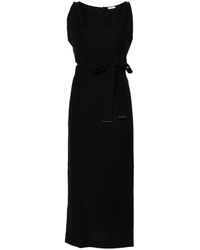 Brunello Cucinelli - Wrap-style Midi Dress - Lyst