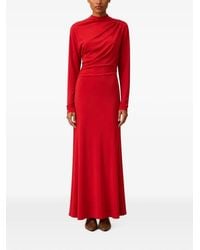 RETORI - Draped Mock-Neck Maxi Dress - Lyst